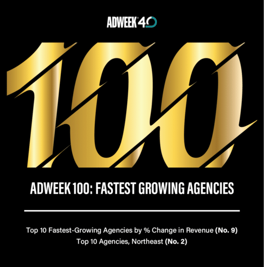 We're 9 on Adweek's Fastest Growing Agencies in the World List Quirk